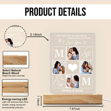 Custom Photo You Are My Mom - Customized Personalized 3D LED Light - Gift For Family Mom Mother Daughter Son