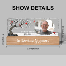 Custom Photo We're Always With You - Personalized Acrylic LED Night Light - Sympathy Gift For Memorial