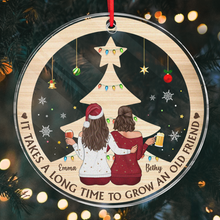 Grow An Old Friend - Personalized Customized Ornament - Christmas Gifts For Old Friend, Bestie