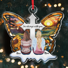 ButterFly Design - Customized Personalized Acrylic Ornament - Memorial Gift For Loss