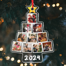 Custom Photo Christmas Tree - Personalized Custom Shaped Acrylic Ornament Christmas Family Gift