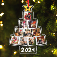 Custom Photo Christmas Tree - Personalized Custom Shaped Acrylic Ornament Christmas Family Gift