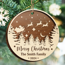 Christmas Tree - Personalized 2-Layered Wooden Ornament - Christmas Gift For Family, Friend