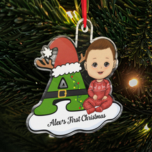 Baby First Christmas - Customized Personalized Acrylic Ornament - Christmas Gift For Couple Husband Wife