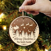 Christmas Tree - Personalized 2-Layered Wooden Ornament - Christmas Gift For Family, Friend