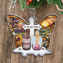 ButterFly Design - Customized Personalized Acrylic Ornament - Memorial Gift For Loss