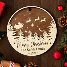 Christmas Tree - Personalized 2-Layered Wooden Ornament - Christmas Gift For Family, Friend