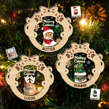 Meowy Catmas -  Personalized 2-Layered Mix Ornament - Gift For Pet Lovers, Cat Lovers