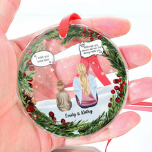 I Will Always Miss You - Customized Personalized Glass Ornament - Memorial Gift For Loss
