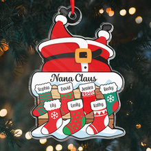 Nana Claus Papa Mama Daddy Christmas Stocking Family - Personality Customized Ornament - Gifts For Family