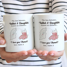 The Love Between Father & Daughter  - Customized Personality Mug - Gift For Dad Father's Day