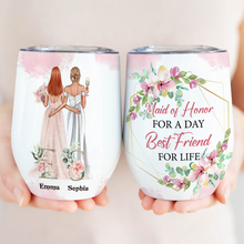 Friend's Wedding Gift - Personality Customized Wine Tumbler - Gift For Best Friend