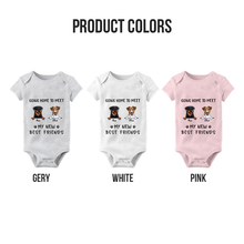 Going Home to Meet My New Best Friends - Personalized Custom Baby Onesie - Gift For Baby