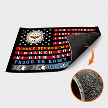 Veteran With Your Name - Customized Personality Doormat - Gift For Dad Father's Day Gift