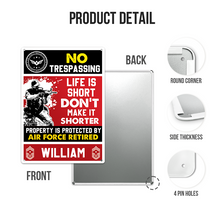 Life Is Short - Personality Customized Metal Sign - Gift For Man Warning Sign