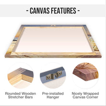 Back View Couple Camping Beach Landscape - Custom Canvas Personalized Gift For Couple