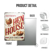 Personalized Chicken Hen House Daily Customized Classic Metal Signs