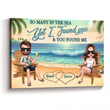 Personalized Couple Canvas - I Found You And You Found Me - Home Decoration Gift For Couple