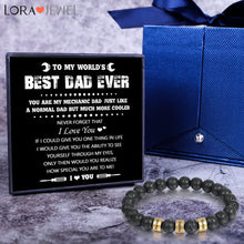 Personalized Black Onyx Bracelet with 3 Names Beaded Men Bracelet Gold / 7.7" / Best Dad Ever Bracelet For Man MelodyNecklace