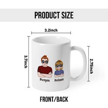 Like Father Like Daughter Fist Bump Gift For Father Personalized Custom Ceramic Mug