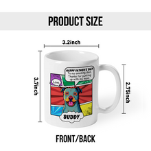 Pop Art Amazing Mom/Dad  -  Personalized Custom Ceramic Mug Gift For Dog Lovers
