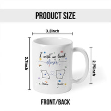 Cutie Mug For Long Distance Relationship - Customized Personalized Mug - Gift For Couple Husband Wife Family