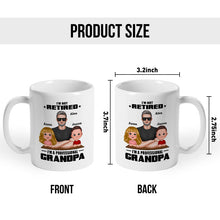 I'm Not Retired I'm A Professional Grandpa Family Gift For Grandpa Personalized Custom Ceramic Mug