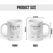 Cutie Mug For Long Distance Relationship - Customized Personalized Mug - Gift For Couple Husband Wife Family