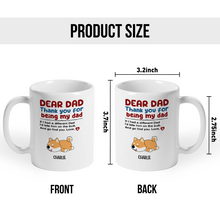 Bite The Butt - Personalized Custom Ceramic Mug Gift For Dog Dad, Dog Lovers