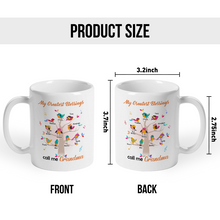 My Greatest Blessings Call Me Gift For Grandpa Grandma Personalized Custom Ceramic Mug