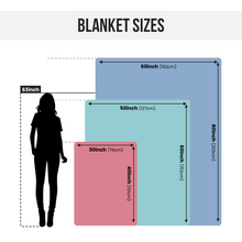 Custom Name Soft Nap Pink Blanket Four Seasons Gift Personalized Custom Blanket