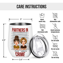 Partners In Crime - Customized Personality Tumbler - Gift For Friend Bestie