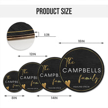 Custom Family Name Door Hanger - Personalized Door Signs - Gift For Family