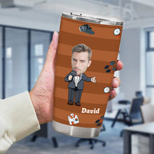 Custom Photo Best Dad Ever Father's Day Gift - Gift For Dad - Personalized Custom Face Tumbler