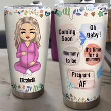 Pregnant Mom To Be - Personalized Custom Tumbler - Pregnancy Gift For Mother