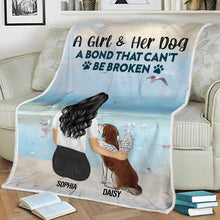 A Bond That Can't Be Broken - Gifts For Couples Personalized Custom Fleece Flannel Blanket