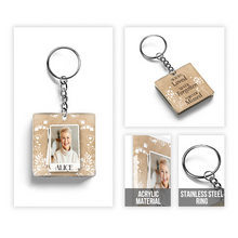 Custom Photo - Personalized Custom Keychain Always Loved, Never Forgotten, Forever Missed - Upload Image, Acrylic Keychain