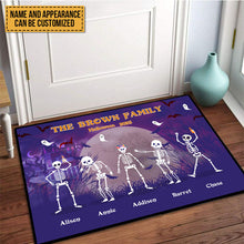 Indoor And Outdoor Decoration Halloween Skull Doormat - Halloween Doormat - Personalized Custom Doormat