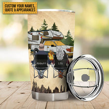 The Best Memories Are Made Camping  - Couple Gift - Personalized Custom Tumbler
