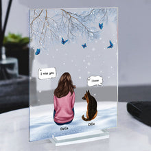 I Miss You More This Day - Gift For Pet Lovers - Personalized Acrylic Plaque