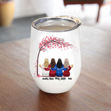 I Would Fight A Bear For You Sister - Personalized Wine Tumbler - Gift For Sisters