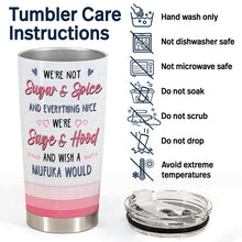 Chibi Bestie We're Not Sugar & Spice And Everything Nice - Gift For Best Friends - Personalized Custom Tumbler