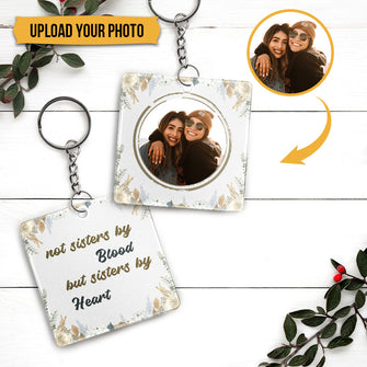 Custom Photo - Personalized Custom Keychain Besties Forever Besties Keychain Gift For Friends