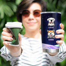 Dog Mom Galaxy Personalized Tumbler