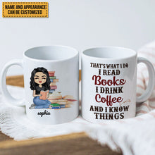A Girl Who Loves Books - Reading Gift - Gift For Best Friends - Personalized Mug