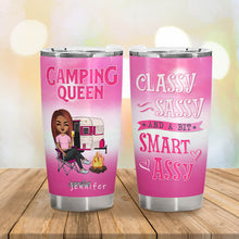 Camping Queen Classy - Gift For Camping Lovers - Personalized Custom Tumbler