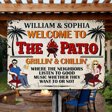 The Patio Listen To Good Music - The Patio Decoration - Personalized Custom Classic Metal Signs-CUSTOMOMO