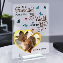 Custom Photo - From Our First Kiss Till Our Last Breath - Personality Customized Acrylic Plaque