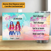 Bestie Custom Tumbler Besties Forever A Bond Can't Be Broken Personalized Best Friend Gift