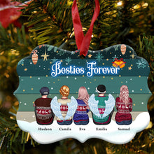 Friends Forever - Personalized Christmas Ornament (Green)